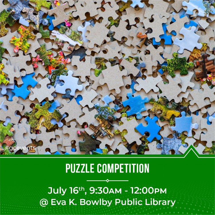 Calling all puzzlers! Eva K. Bowlby Public Library is looking for 10