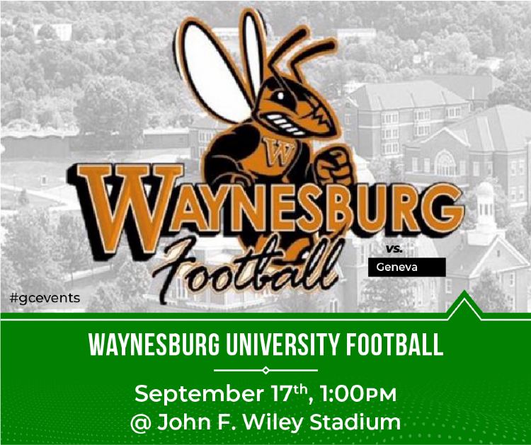 Waynesburg University Football home games will be played at John F